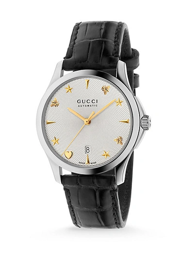 Gucci G-timeless Stainless Steel Bracelet Watch