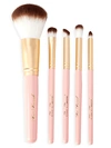 TOO FACED THE ABSOLUTE ESSENTIALS 5-PIECE FACE & EYE MAKEUP BRUSH SET,0400012879241