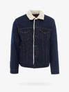 Levi's Relaxed Fit Sherpa Trucker Jacket In Blue