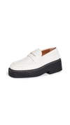 MARNI Mocassino Millerighe Platform Loafers