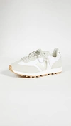 Veja Two-tones Polyester And Suede Rio Branco Sneakers In White/pierre/natural
