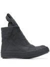 RICK OWENS PERFOMA GEOBASKET ANKLE BOOTS