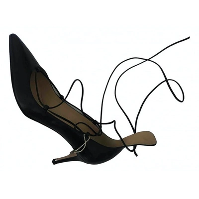 Pre-owned Gianvito Rossi Leather Heels In Black