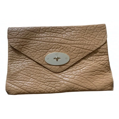 Pre-owned Mulberry Willow Brown Leather Clutch Bag