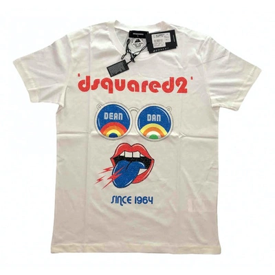 Pre-owned Dsquared2 White Cotton T-shirts