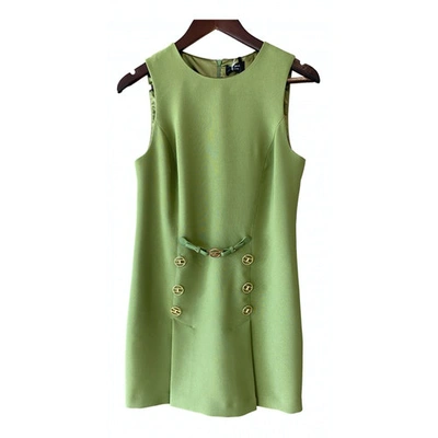 Pre-owned Elisabetta Franchi Green Dress