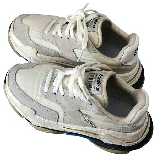 balenciaga triple s white second hand