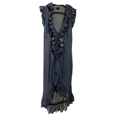 Pre-owned Jean Paul Gaultier Mid-length Dress In Blue