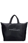 MAISON MARGIELA TOTE IN BLACK POLYAMIDE,11468633