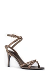 VALENTINO GARAVANI FLAIR ROCKSTUD ANKLE STRAP SANDAL,UW2S0AE1TEK