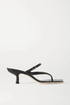 BY FAR DESIREE LEATHER SANDALS