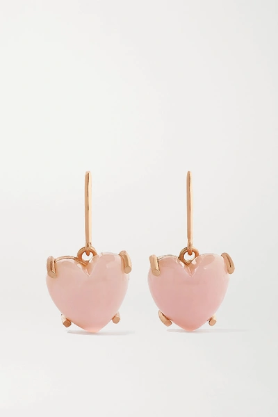 Irene Neuwirth Love 18-karat Rose Gold Opal Earrings