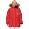 Canada Goose Red Down Expedition Parka