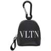 VALENTINO GARAVANI VALENTINO 黑色 VALENTINO GARAVANI “VLTN” BAG CHARM 钥匙扣