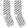 VETEMENTS WHITE ALL OVER LOGO SOCKS