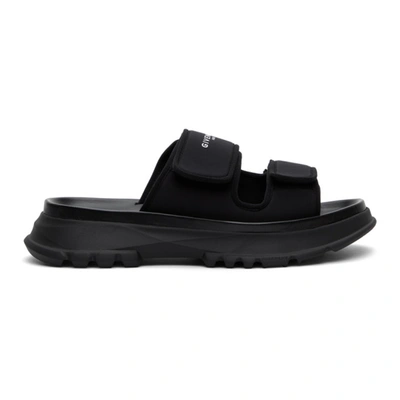 Givenchy Spectre Neoprene Sandals In Black