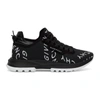 GIVENCHY BLACK REFRACTED LOGO SPECTRE RUNNER SNEAKERS