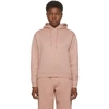 ALEXANDER WANG T ALEXANDERWANG.T PINK FOUNDATION TERRY HOODIE