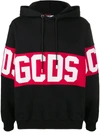 GCDS LOGO印花连帽衫