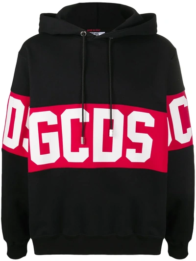 GCDS LOGO印花连帽衫