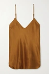 Nili Lotan Isabella Silk-satin Camisole In Gold