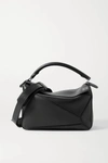 LOEWE PUZZLE MEDIUM SMOOTH AND TEXTURED-LEATHER SHOULDER BAG
