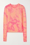 THE ELDER STATESMAN HOT TRANQUILITY TIE-DYED CASHMERE SWEATER