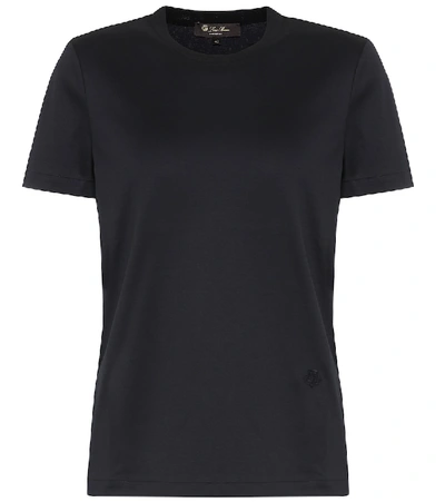 Loro Piana My-t Cotton T-shirt In Blue