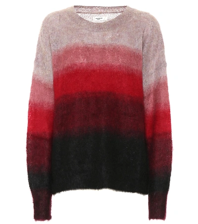 Isabel Marant Étoile Drussell Striped Mohair And Wool-blend Sweater In Multicolor