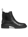 Coach Lyden Leather Chelsea Boots In Black