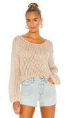 AMUSE SOCIETY DESERT SKIES LONG SLEEVE KNIT SWEATER,AMUR-WK47