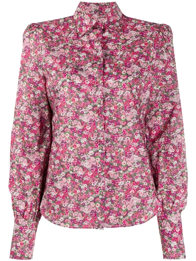 Philosophy Floral Print Tailored Shirt In Pink