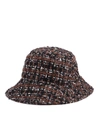 Dolce & Gabbana Multicolor Fabric Woven Wide Brim Bucket Hat In Multi