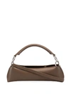 Venczel Brown Elan Leather Shoulder Bag In Brown