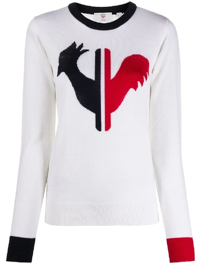 Rossignol Alya Rooster Virgin Wool Jumper In White