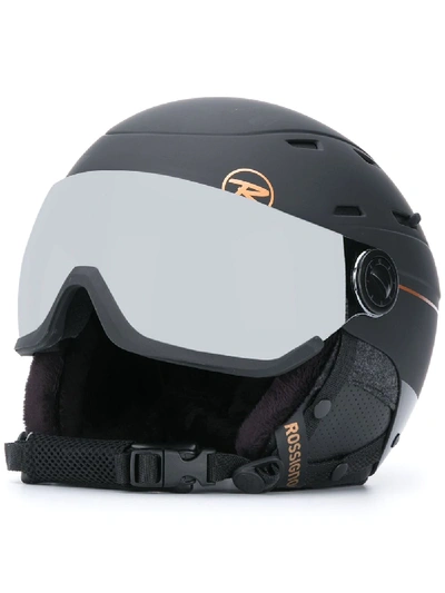 Rossignol Allspeed Visor Impacts Helmet In Black