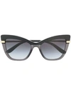 DOLCE & GABBANA CAT-EYE SUNGLASSES