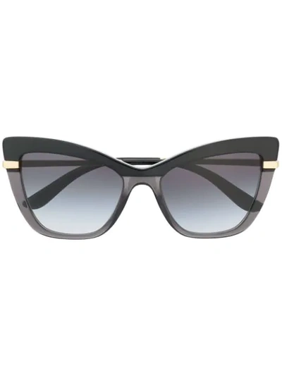 Dolce & Gabbana Cat-eye Sunglasses In Black