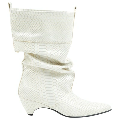 Pre-owned Stella Mccartney White Boots