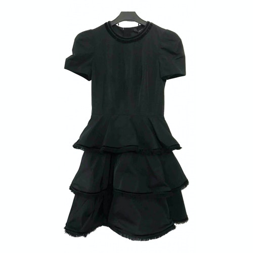 Pre-Owned Louis Vuitton Black Silk Dress | ModeSens
