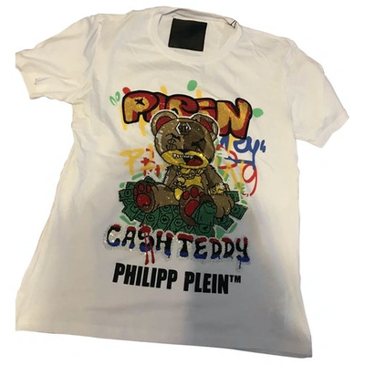 Pre-owned Philipp Plein White Cotton T-shirts