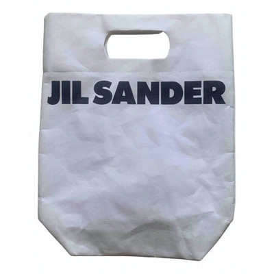 Pre-owned Jil Sander Ecru Cloth Handbag