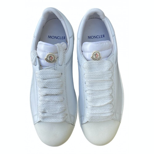 moncler white trainers