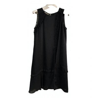 Pre-owned Marc By Marc Jacobs Black Silk Dress
