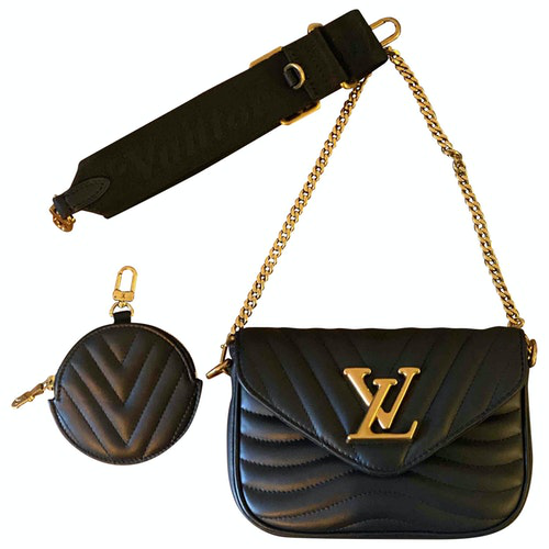 Pre-Owned Louis Vuitton Multi Pochette Accessoires Black Leather Handbag | ModeSens