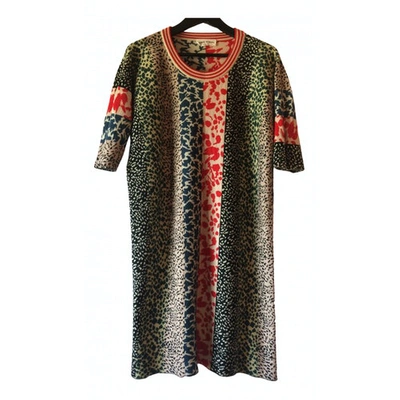 Pre-owned Sonia Rykiel Cashmere Mid-length Dress In Multicolour