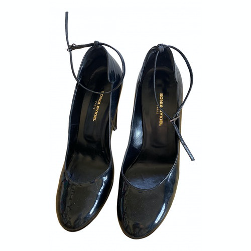 Pre-Owned Sonia Rykiel Black Leather Heels | ModeSens