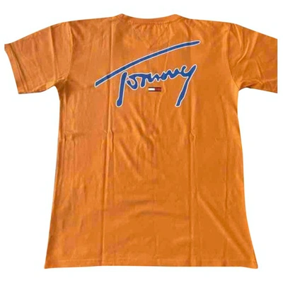 Pre-owned Tommy Hilfiger Orange Cotton T-shirts