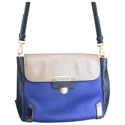 Pre-owned Marc By Marc Jacobs Blue Leather Handbag