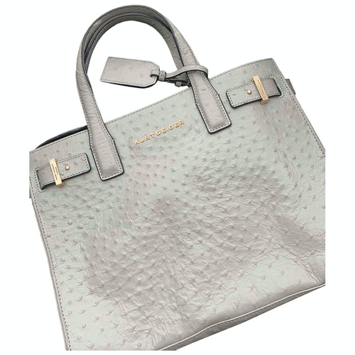 Pre-Owned Kurt Geiger Grey Leather Handbag | ModeSens